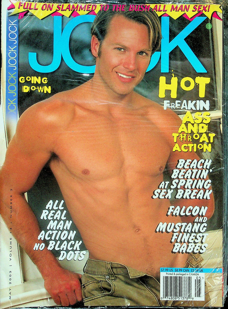 Jock Gay Magazine  Hot Freakin Ass And Throat Action  May 2003  new/sealed       122325lmp