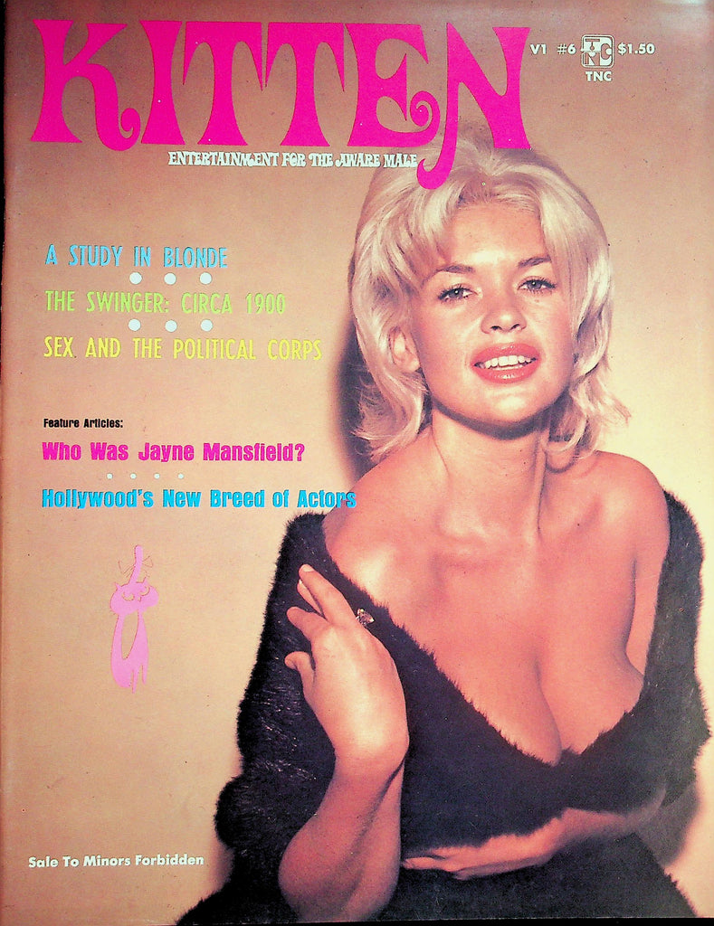 Kitten Magazine  Who Was Jayne Mansfield ? / A Study In Blonde  vol.1 #6 1968   070226lmp-GSC