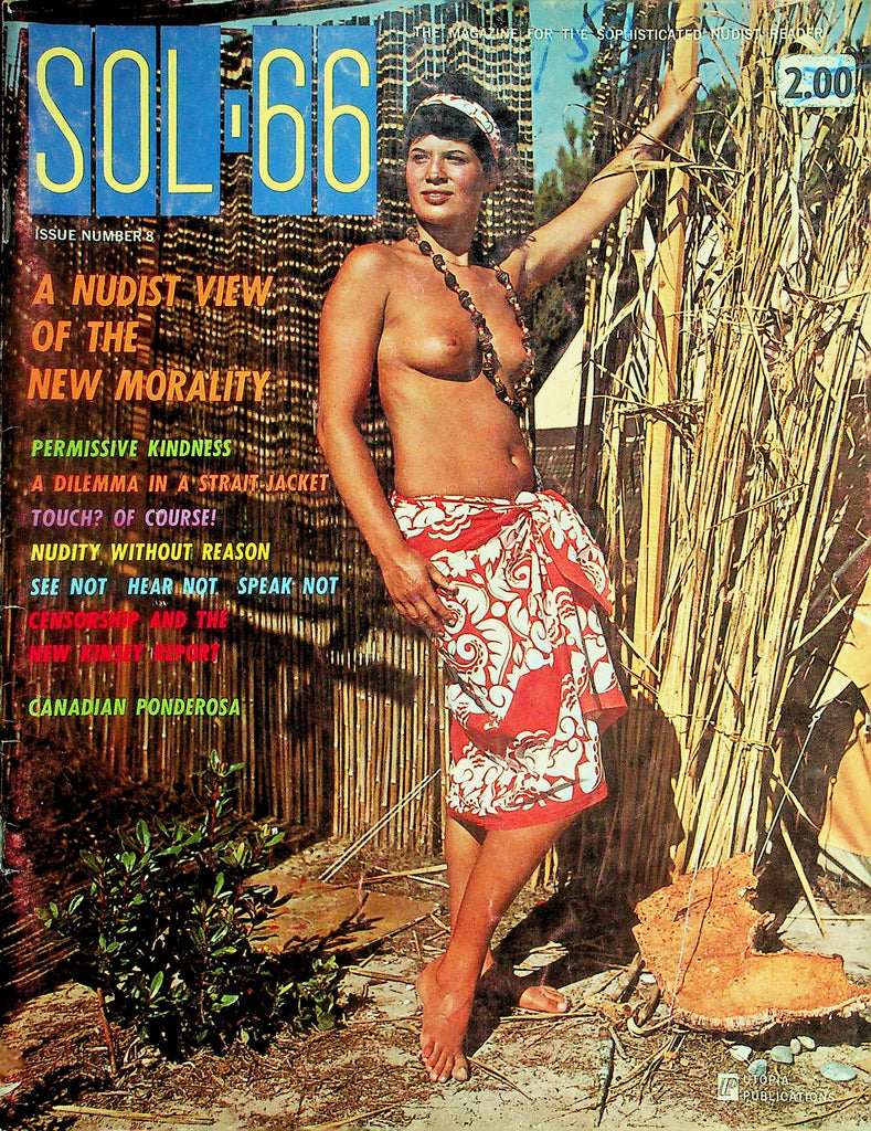 Sol-66 Nudist Magazine  Sun Searchers A LA Naked  #8 1966  102126lmp-GSC