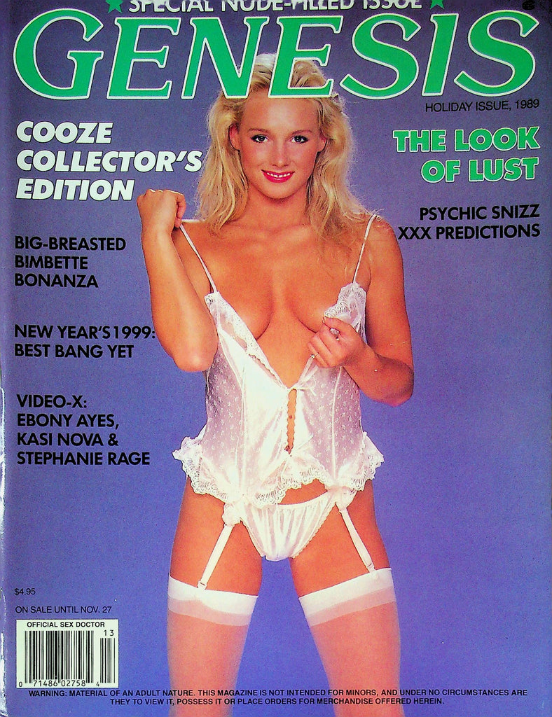 Genesis Magazine Cooze Collector's Edition Holiday 1989 110823RP
