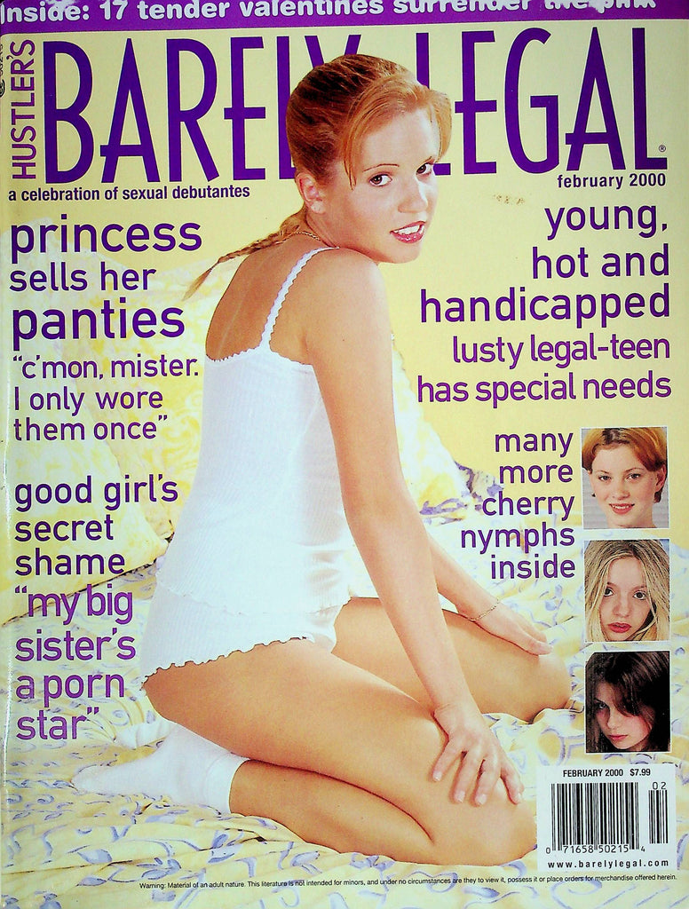 Hustler's Barely Legal Adult Magazine Moxie & Penny February 2000 060724RP