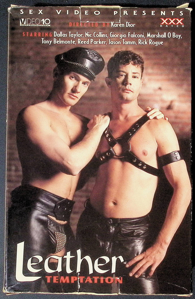 Leather Temptation Video 10 Distributors Gay VHS 1996 100924JKVHS2