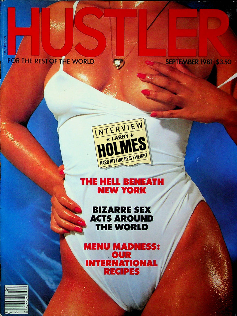 Hustler Magazine  Larry Holmes Interview  Centerfold Cop Eileen  September 1981   030826lmp