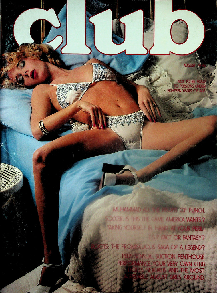 Club Magazine  Muhammad Ali / Centerfold Girl Debbie  August 1977  Paul Raymond   111525lm-p2