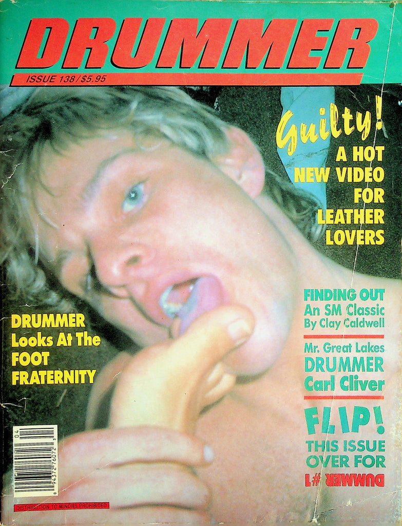 Drummer Gay Magazine  A Look At The Foot Fraternity  #138  1990  101626lmp-GSC