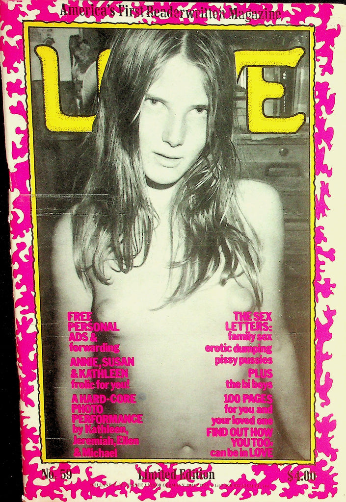 Love Adult Newspaper Magazine   Covergirl Kathleen  #59 1970's    090126lmp2-GSC