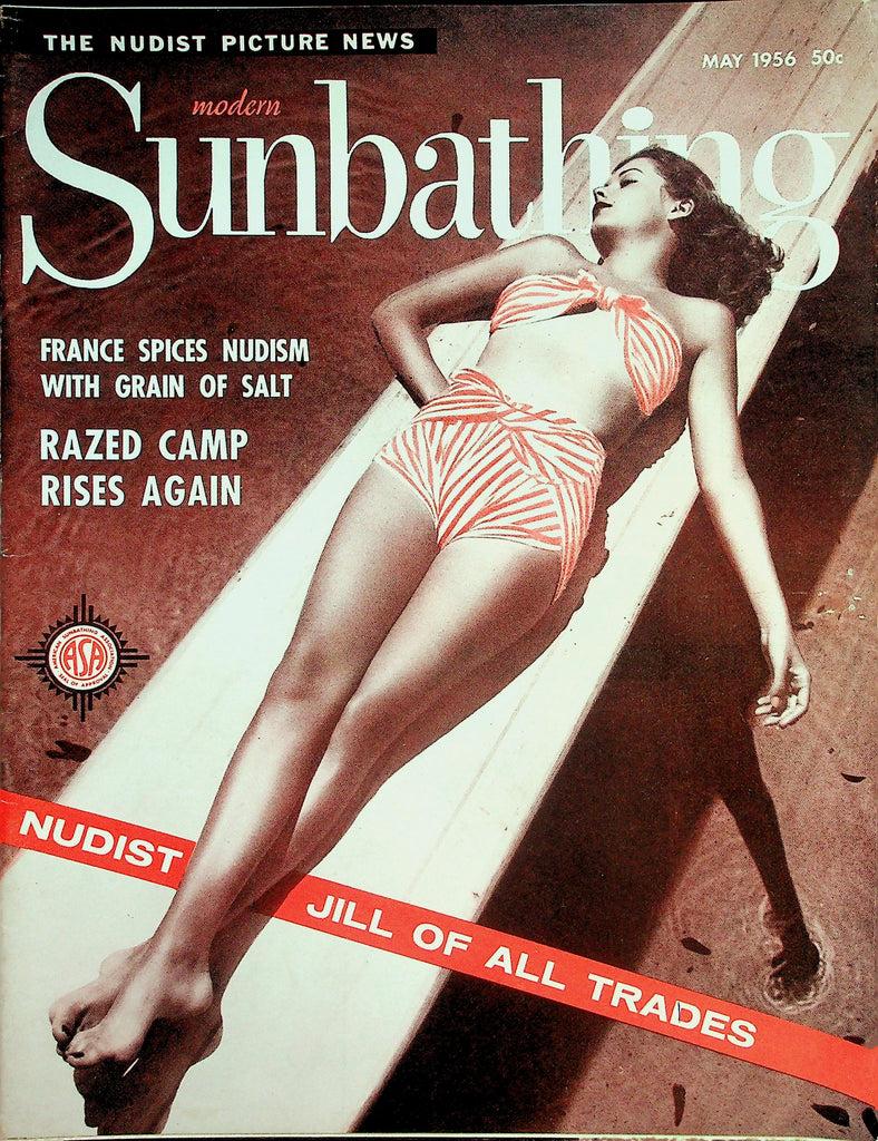 Modern Sunbathing Nudist Magazine   Nudist Jill Of All Trades  May 1956   071426lmp-GSC