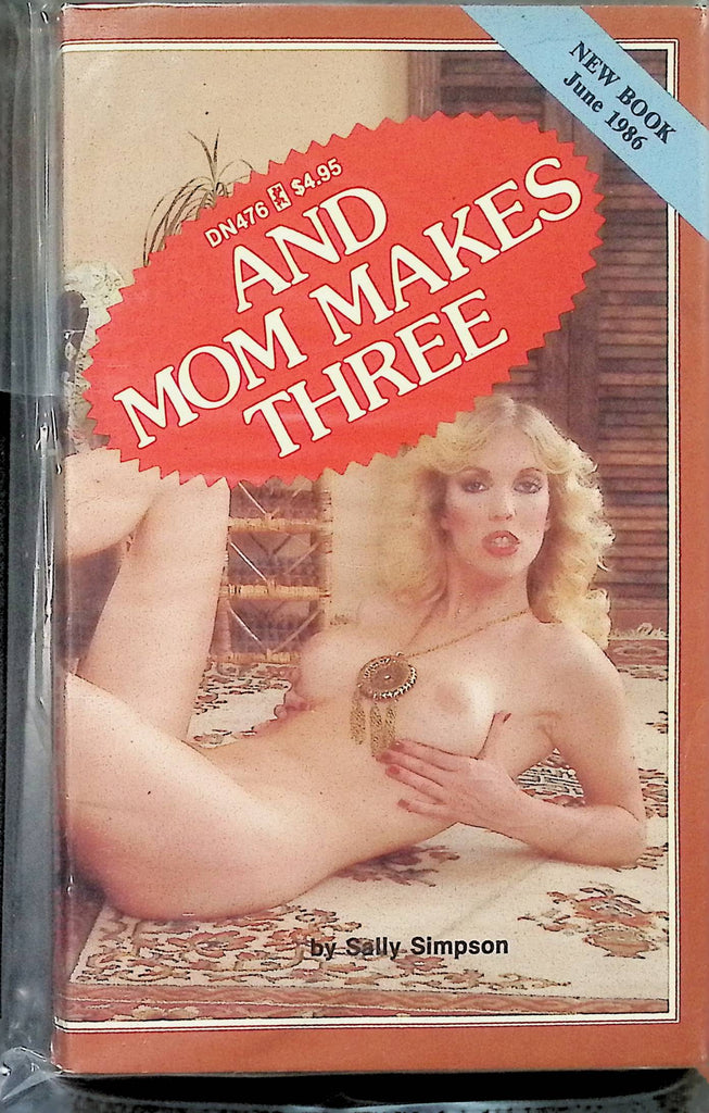 And Mom Makes Three by Sally Simpson June 1986 DN476 Greenleaf Classics Adult Paperback Novel -111924AMP