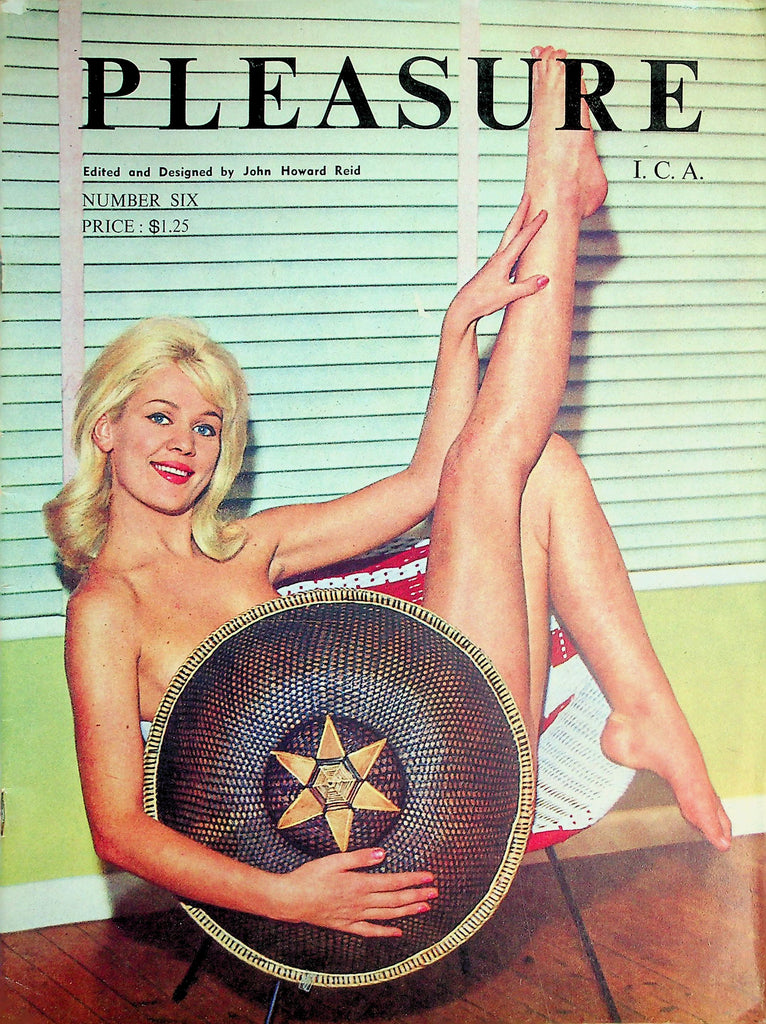 Pleasure Magazine  Cover/Centerfold Girl Sally Ann St. John / Sandra Nelson  #6  1960's  032226lmp