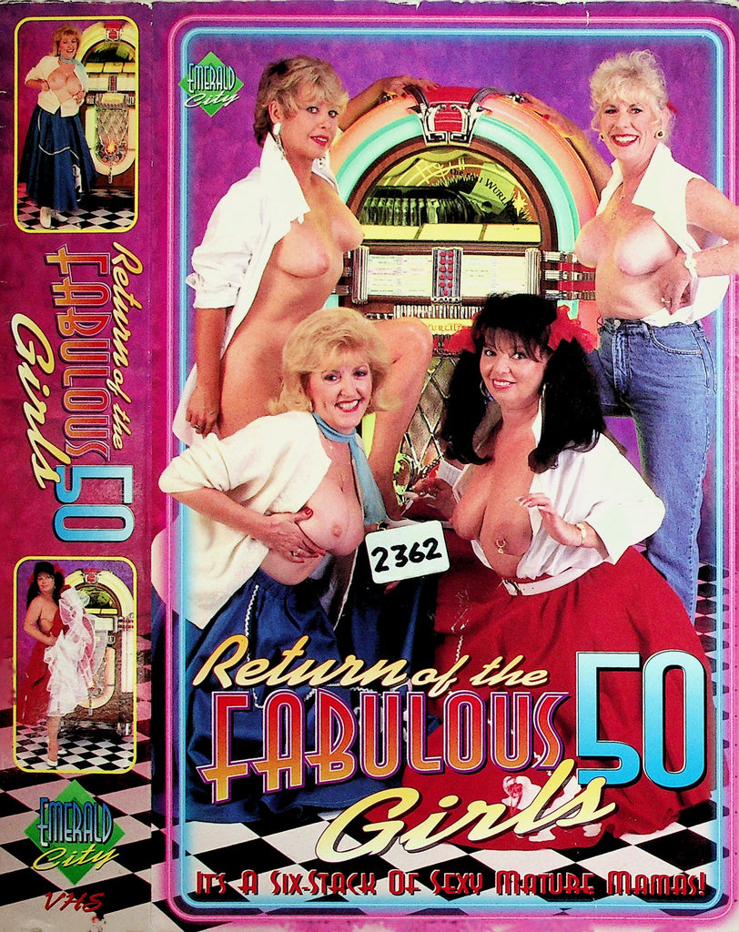 Return of the Fabulous 50 Girls Kitty Foxx Diana Richards Shablee Adult VHS Emerald City 042826NAVHS3-19