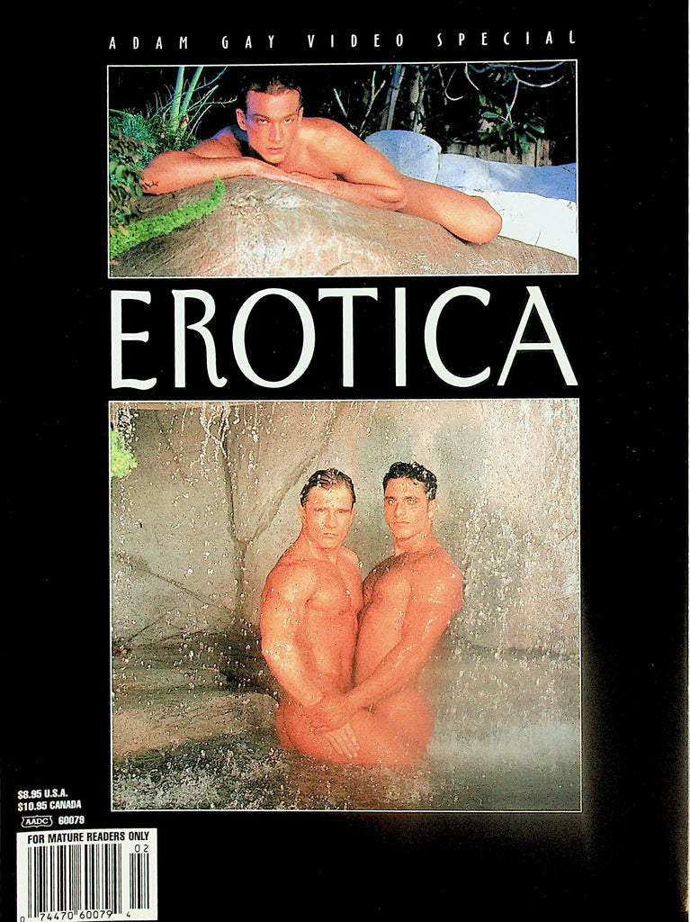 Erotica Adam Gay Video Special Magazine Cover Guys: Johnny Hanson, Sonny Markham & Gianfranco  February 1997   110624lm-p