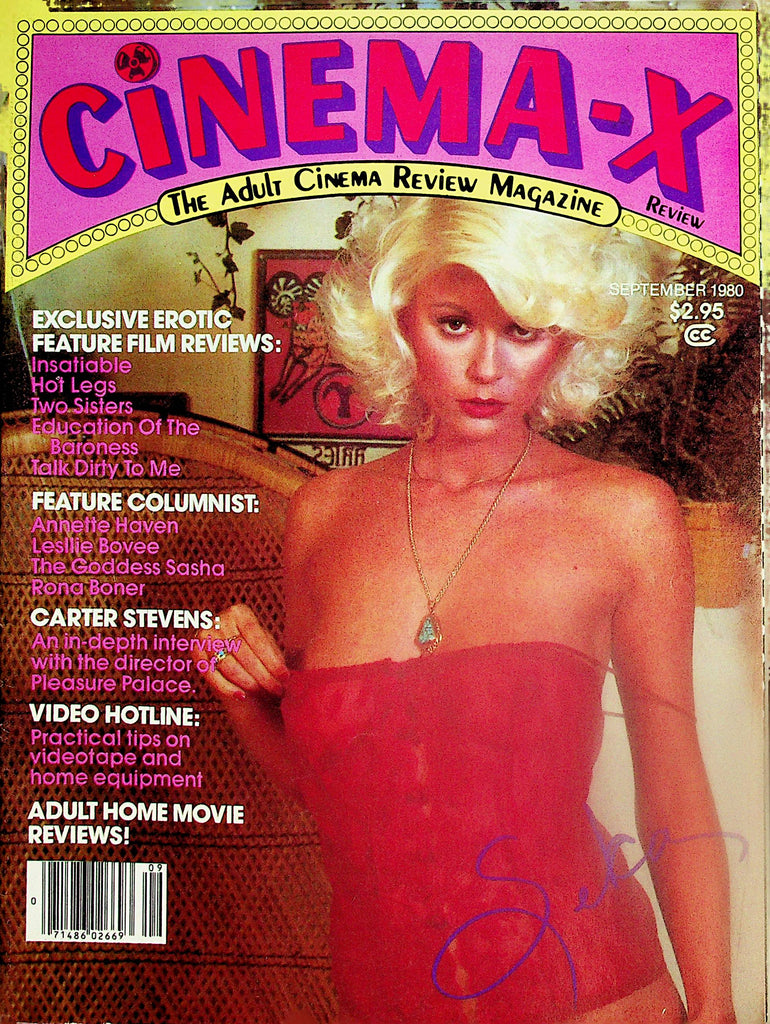 Cinema-X Review Magazine  Covergirl Seka / Annette Haven  September 1980   121124lm-p