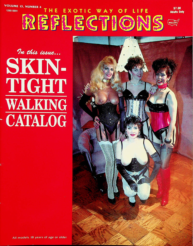 Reflections Fetish Magazine Skin Tight  Walking Catalog  vol.13 #4 1991 Magcorp    021424lm-p