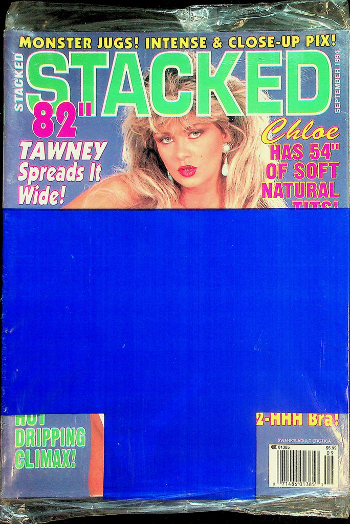 Stacked Busty Magazine   Tawney Peaks / Chloe Vevrier  September 1994 New/Sealed     062226lmp-GSC