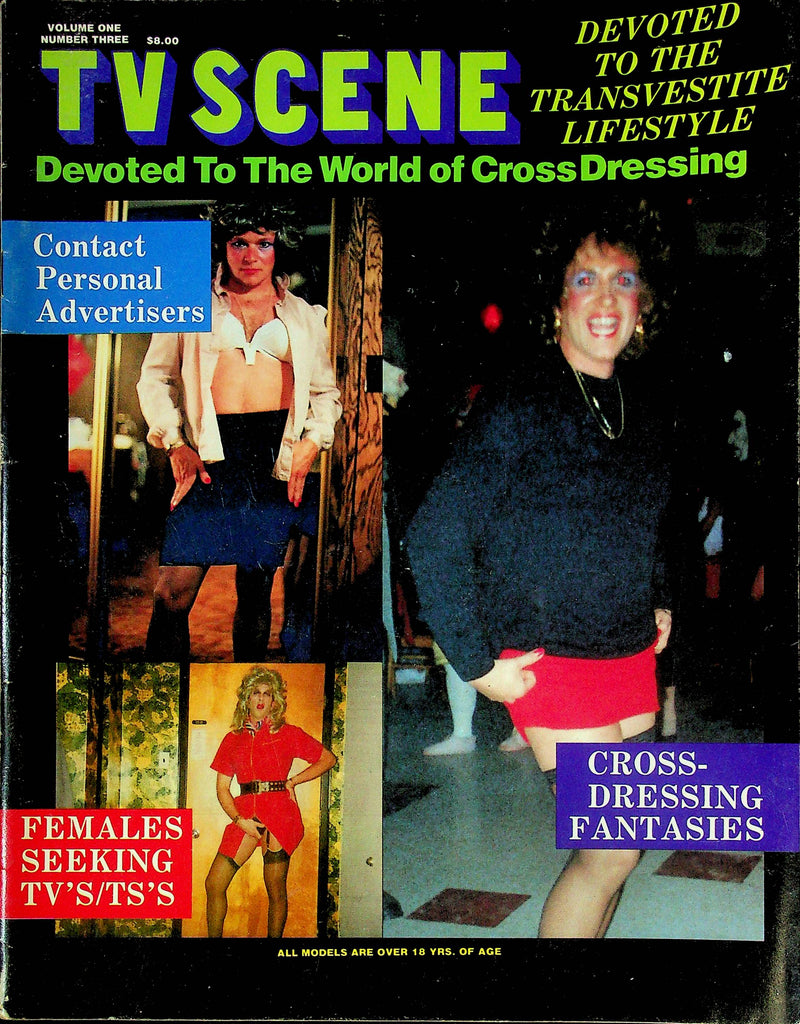 TV Scene Tranny Magazine Crossdressing Vol.1 No.3 1989 092524RP