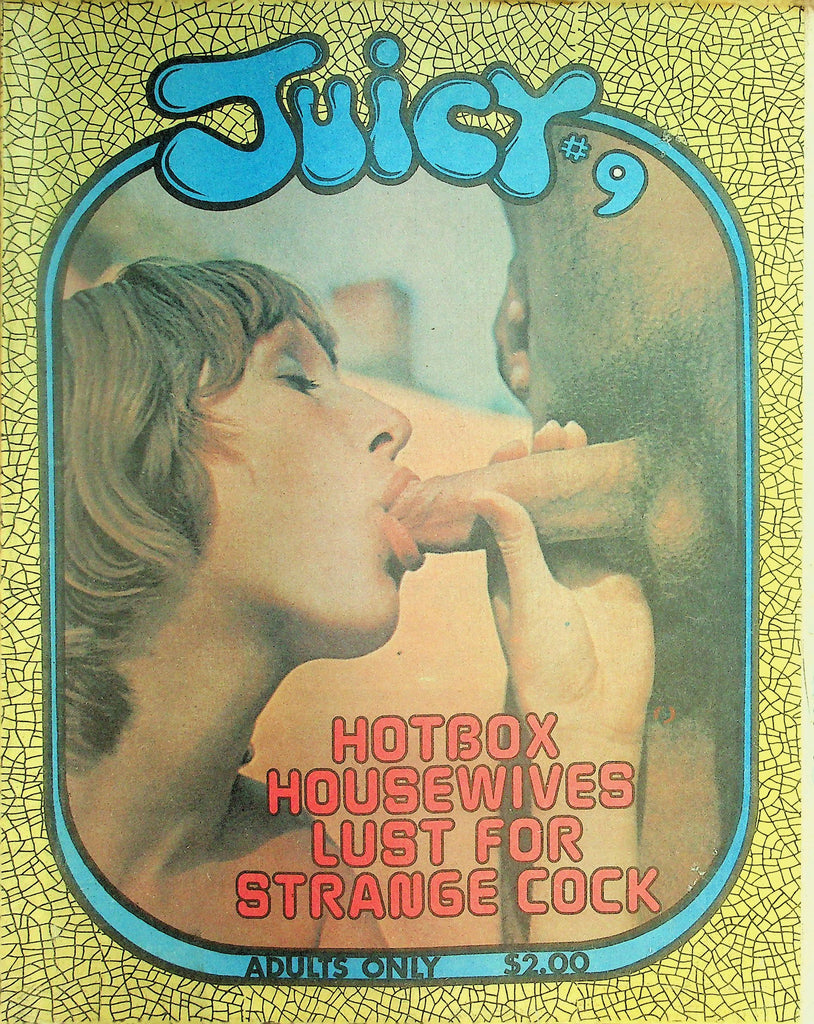 Juicy Newspaper Magazine  Housewives Lust For Strange Cock  #9  1970's  101226lmp-GSC