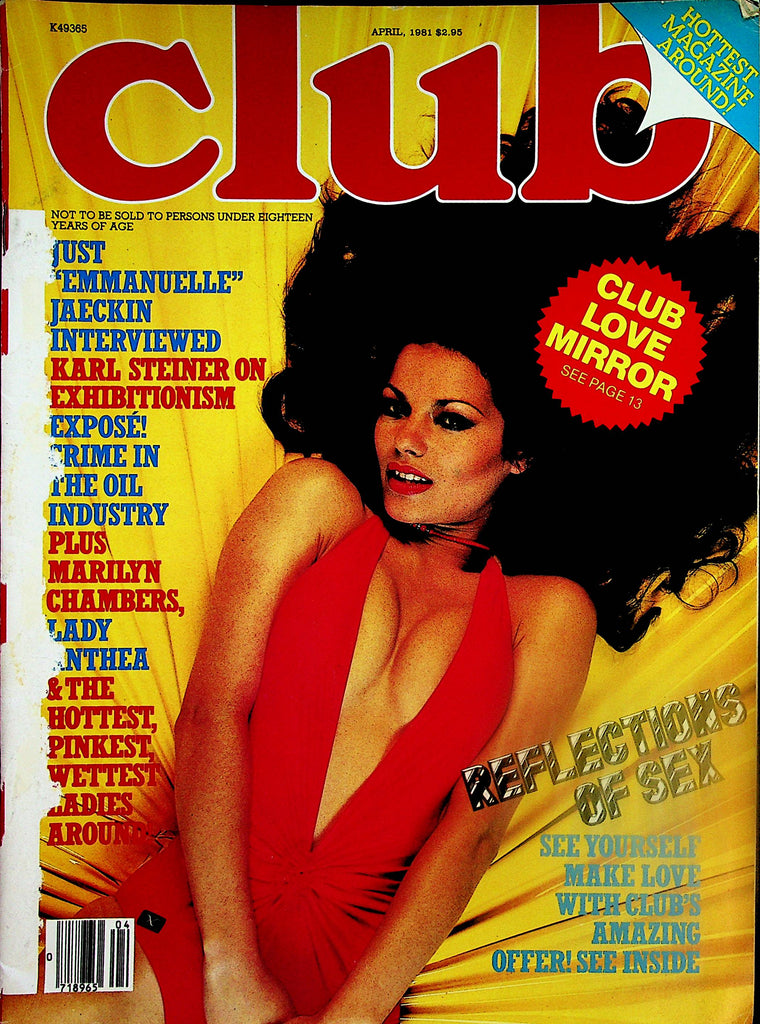 Club Magazine  Marilyn Chambers / Lady Anthea  April 1981     012324lm-p