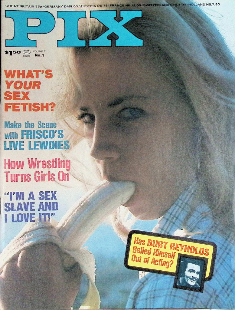Pix magazine No 1 1960s what's your sex fetish 090426LLP