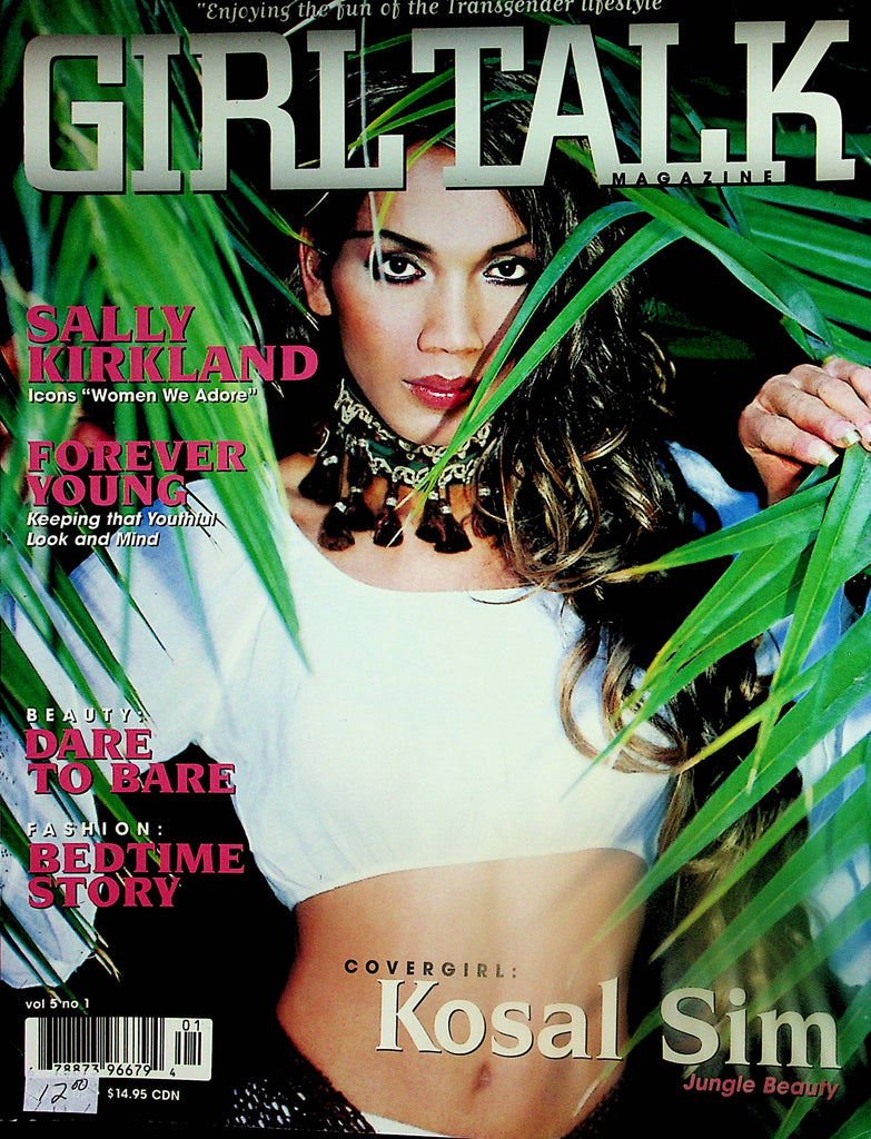 Girl Talk Transgender Lifestyle Magazine  Covergirl Kosal Sim  vol.5 #1  2003  020525lm-p