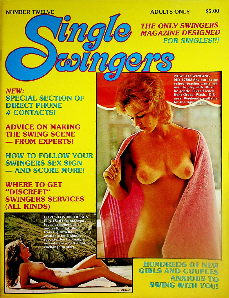 Single Swingers Contact Magazine  Gals, Guys, Swinging / Advice On Making The Swing Scene  #12  1980    032724lm-p