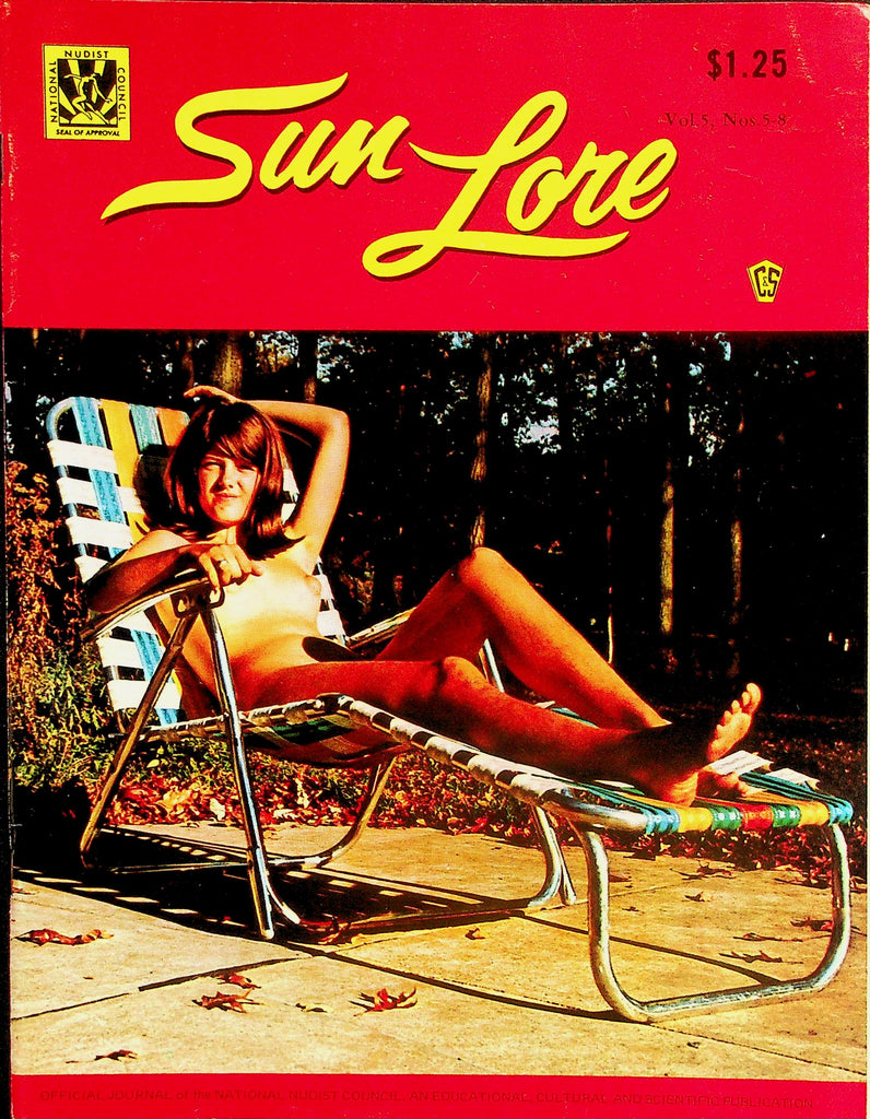 Sun Lore Nudist Magazine  The Naked Truth / A Nudist Comments  vol.5 #5-8  1960's  080126lmp-GSC