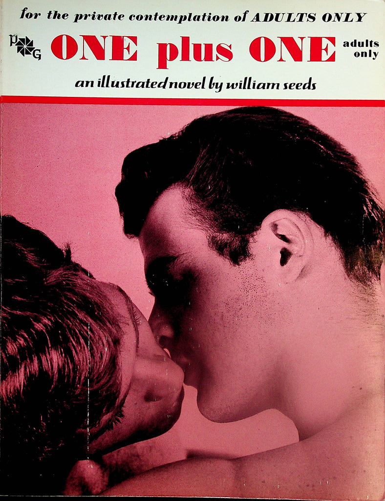 One Plus One Gay Illustrated Novel by William Seeds  1969   180 Pages!     120624lm-p