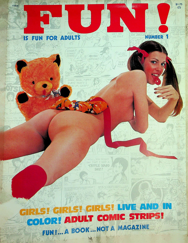 Fun! Magazine  Covergirl Charlene / Girls!  Adult Comic Strips!  #1  August 1976   060326lmp-GSC