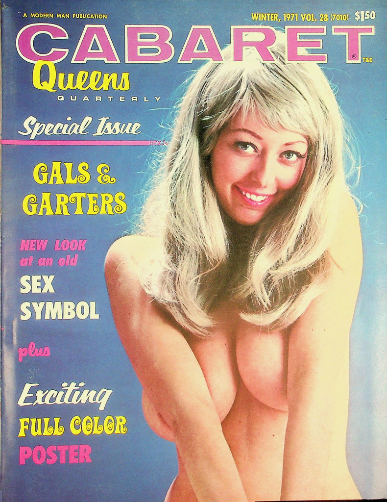 Cabaret Queens Quarterly Magazine  Special Issue: Gals & Garters Centerfold Ann Patten / Arlene Bell vol.28 Winter 1971      092626lmp-GSC