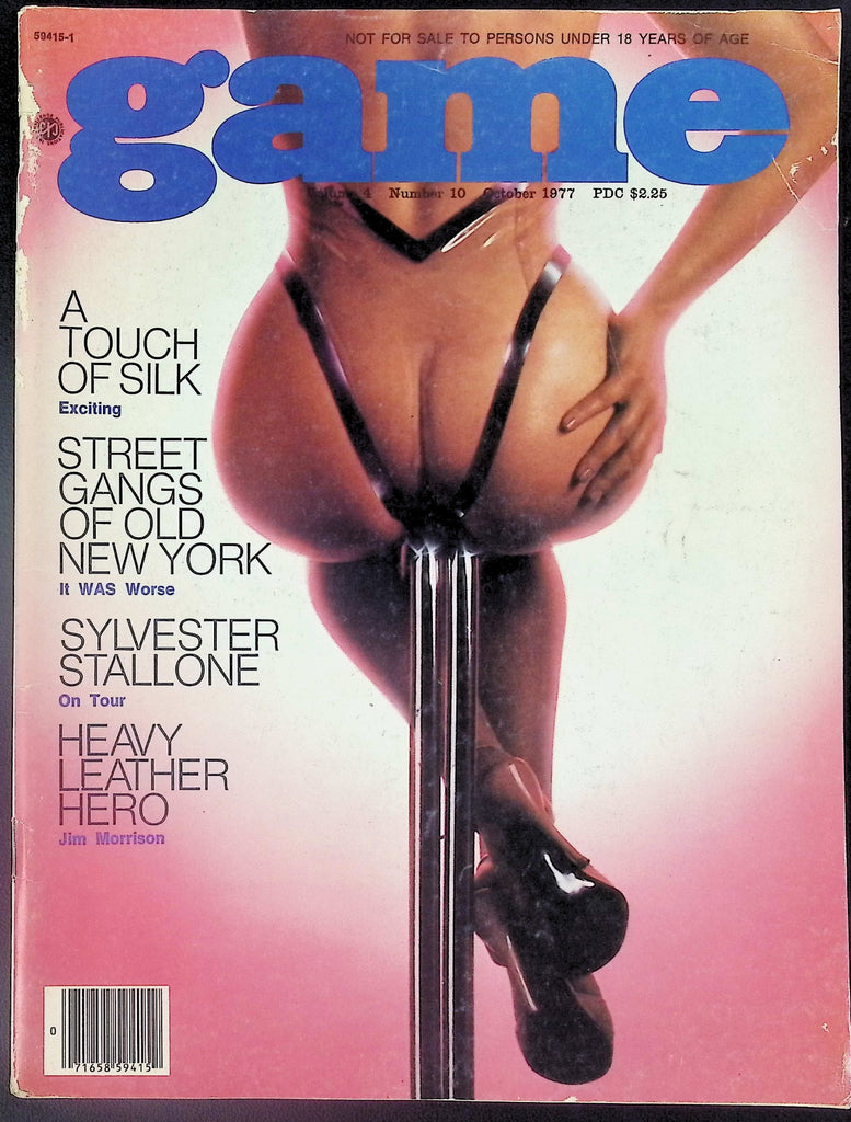 CLEARANCE Game Magazine A Touch of Silk, Heavy Leather Hero Oct 1977 091725AKNON-32