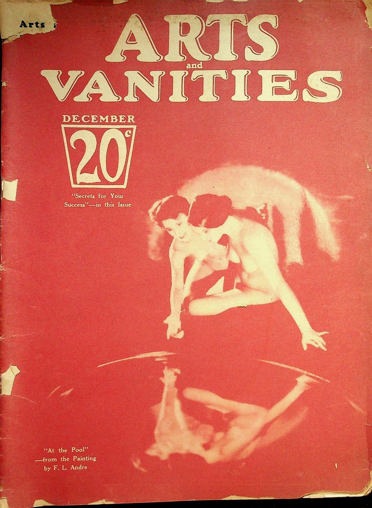 Arts and Vanities Magazine  "At The Pool" -from the Painting by F.L. Andre  December  1926   070826lmp-GSC