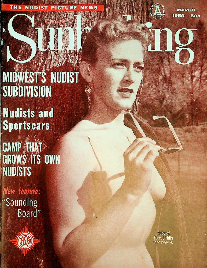 Modern Sunbathing Magazine  Ruby Of Forest Hills  March 1959  072426lmp-GSC