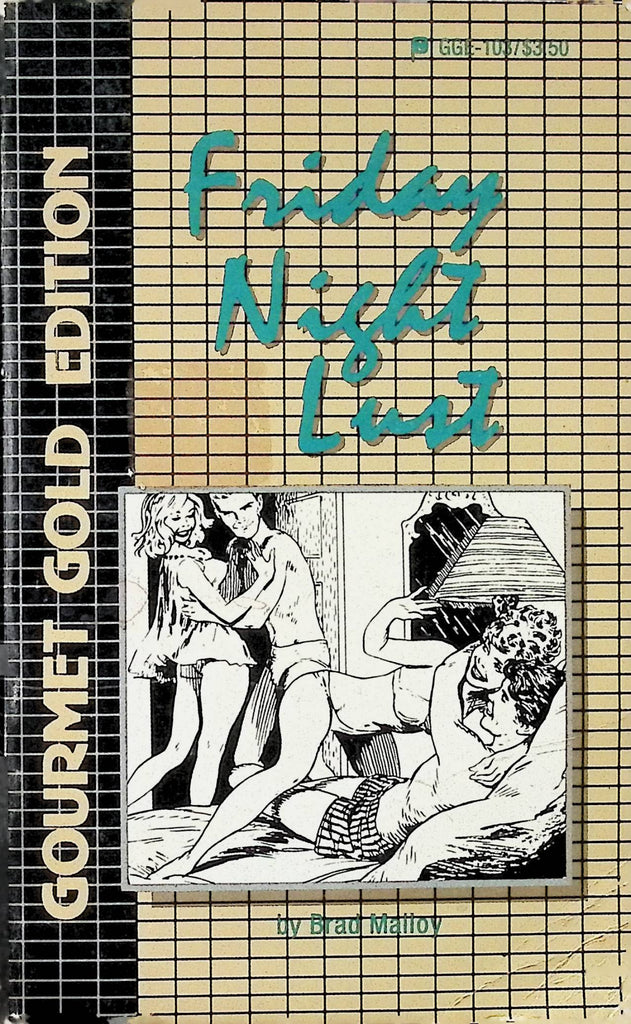 Friday Night Lust Gourmet Gold Edition GGE-1037 1984 Adult Paperback Novel-081324AMP