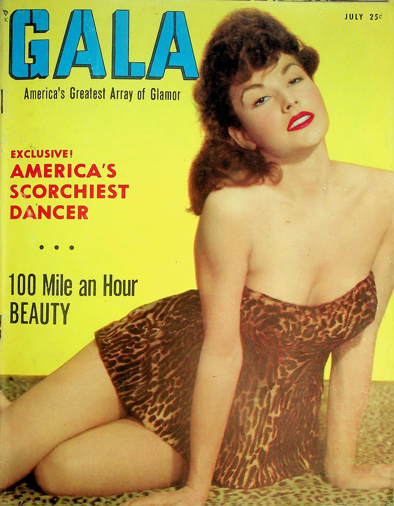Gala Busty Magazine  Covergirl Mara Corday  July 1953     062826lmp-GSC