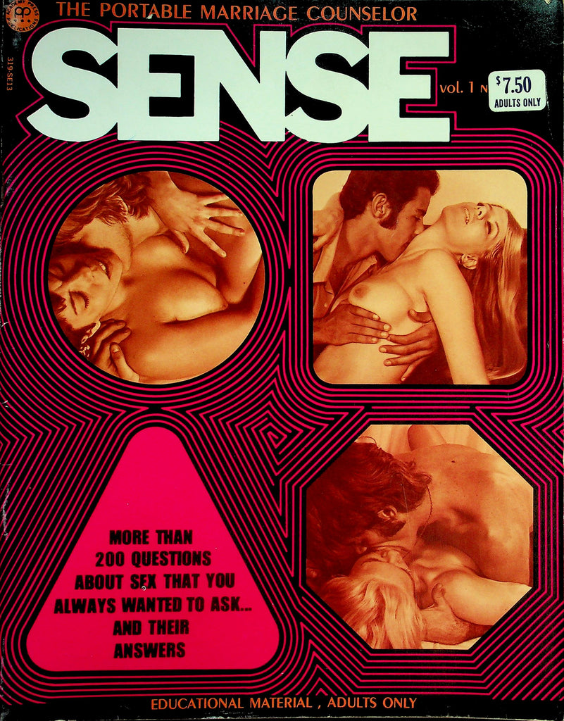 Sense Magazine 200 Questions About Sex You Always Wanted To Ask And Their Answers  vol.1 #3 1971    091826lmp-GSC