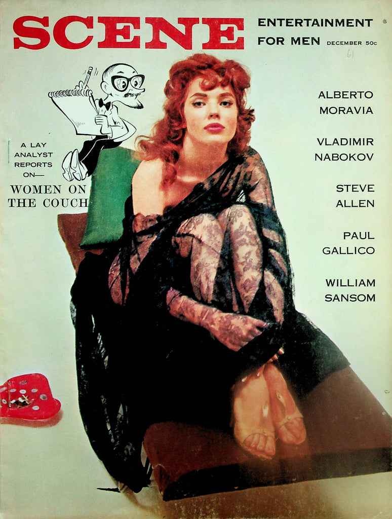 Scene Vintage Magazine   Women On The Couch / Steve Allen  December 1961     091325lm-p
