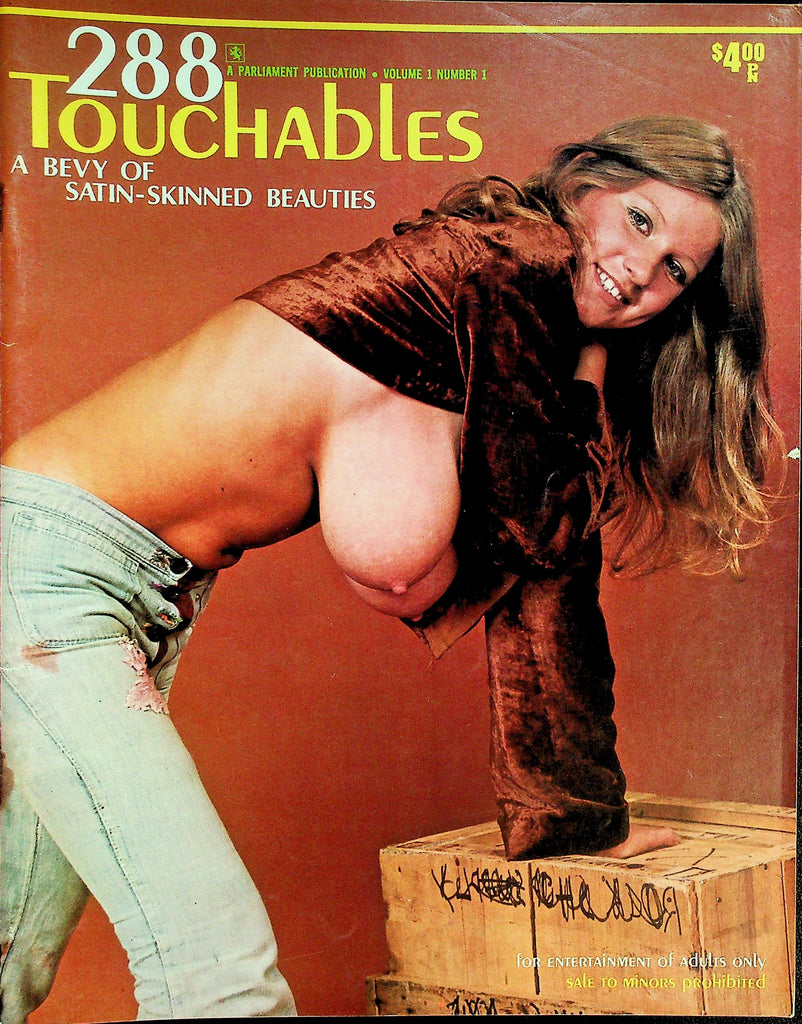 288 Touchables Magazine  Roberta Pedon (Cover Only) Bevy Of Satin-Skinned Beauties  vol.1 #1  1974    Parliament  082826lmp-GSC