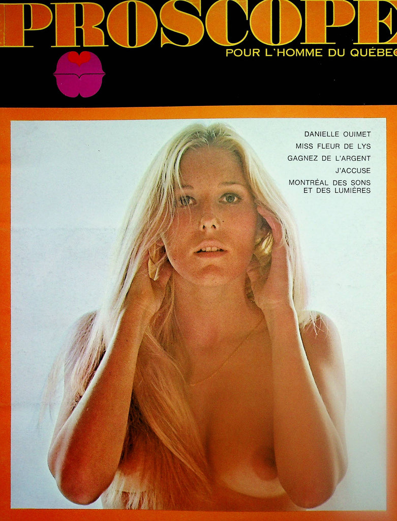 Proscope For The Man Of Quebec French International Magazine  Centerfold Girl Linda  #4 February 1971    092025lm-p