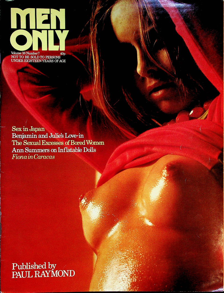 Men Only Magazine   Fiona In Caracas / Sex In Japan   vol.38 #7  1973 Paul Raymond   071823lm-p