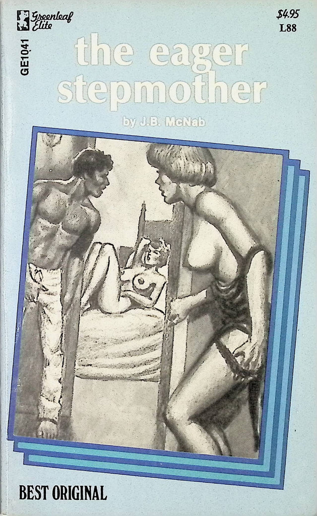 The Eager Stepmother by JB McNab GE1041 Greenleaf Elite  Adult Erotic Paperback Novel-071224AMP