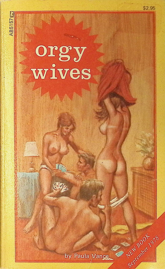 Orgy Wives by Paula Vance 1978 AB5157 Greenleaf Classics Adult Paperback Novel 072325AMP