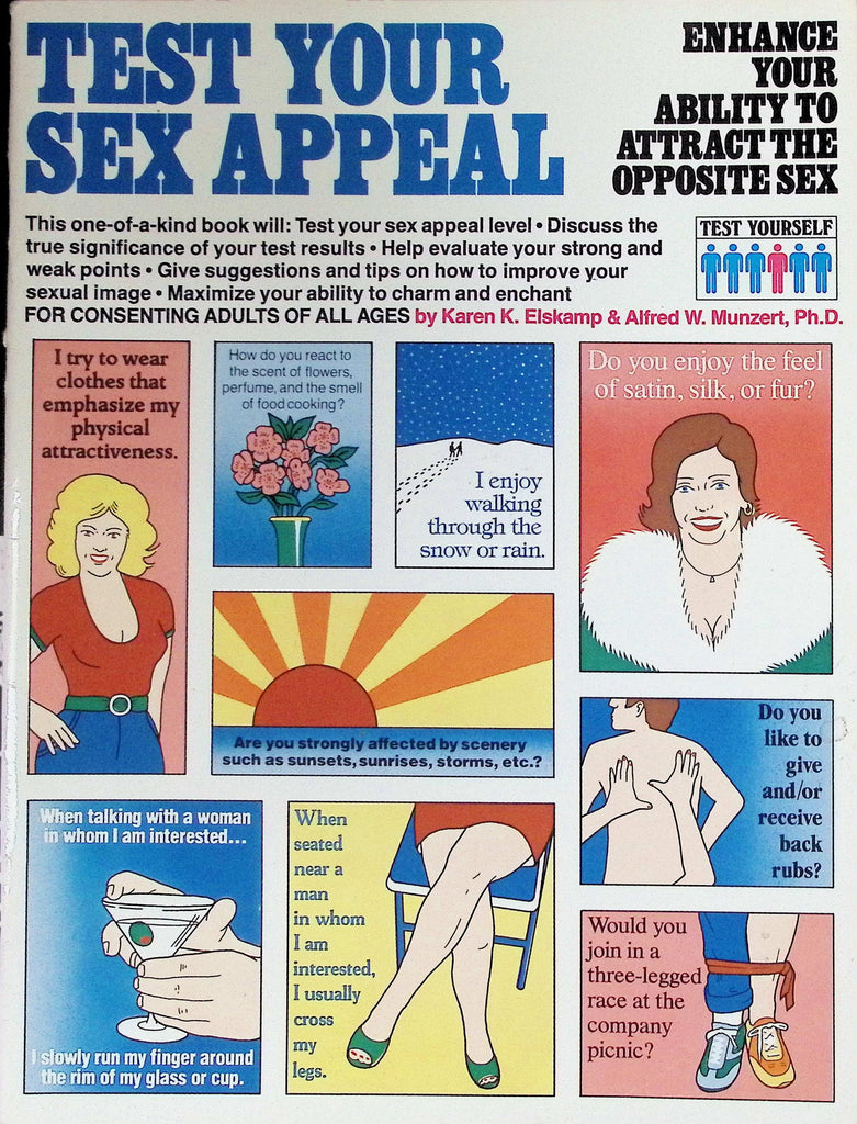 Test Your Sex Appeal Magazine 1981 Enhance Your Ability to Attract the Opposite Sex  100426LLP