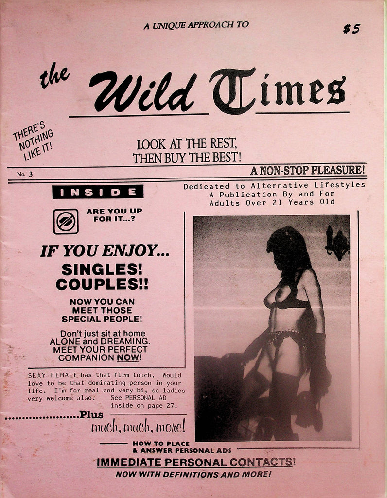 The Wild Times Magazine  Alternative Lifestyles / Personal Contacts  #3  1990    091625lm-p