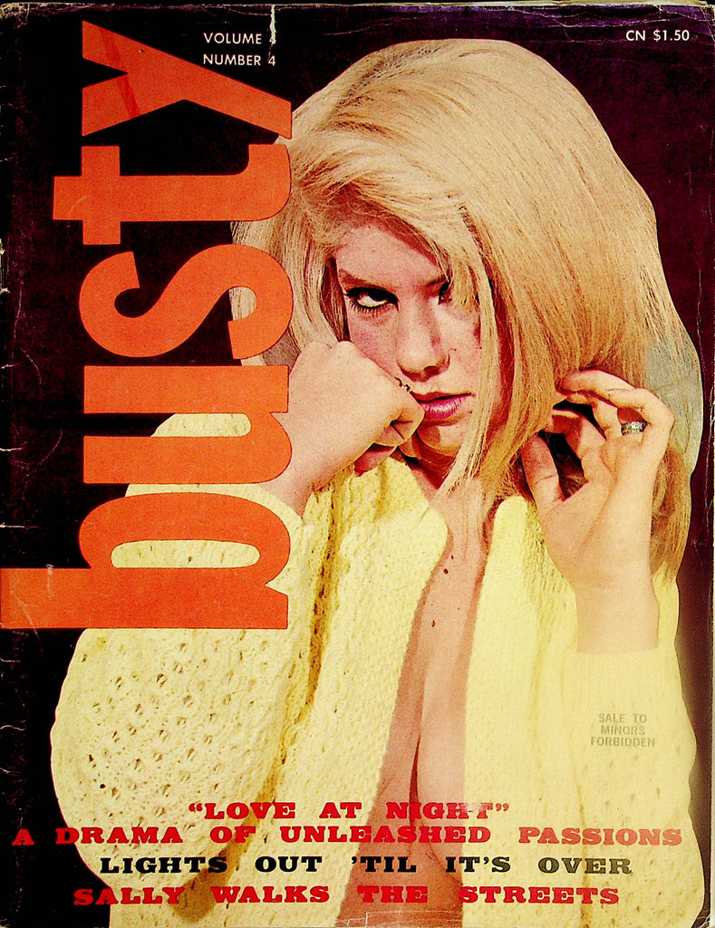 Busty Vintage Magazine   Love At Night / Unleashed Passions  vol.4 #4  1960's   022324lm-p