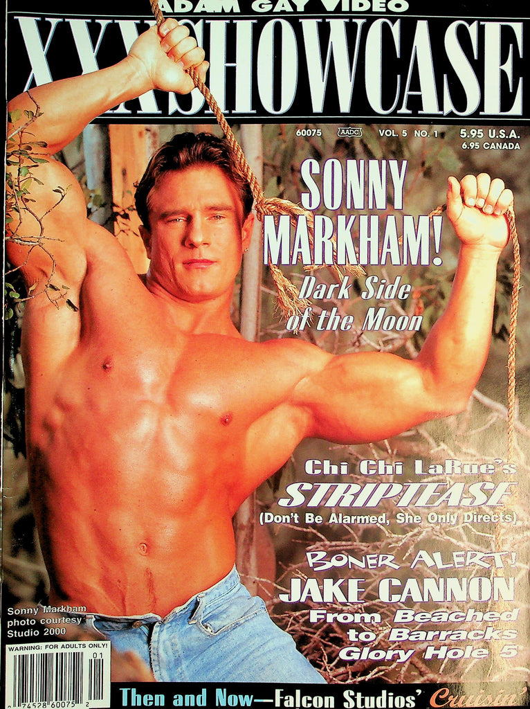 Adam Gay Video XXX Showcase Magazine  Coverguy Sonny Markham   vol.5 #1  July 1997  041426lmp