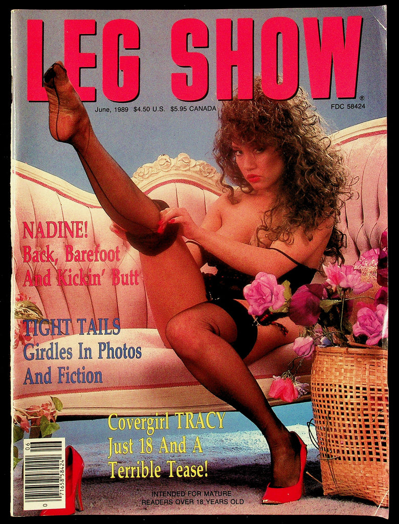 Leg Show Adult Magazine V.7, No. 2 June 1989 Tracy Covergirl 082426hrp-43