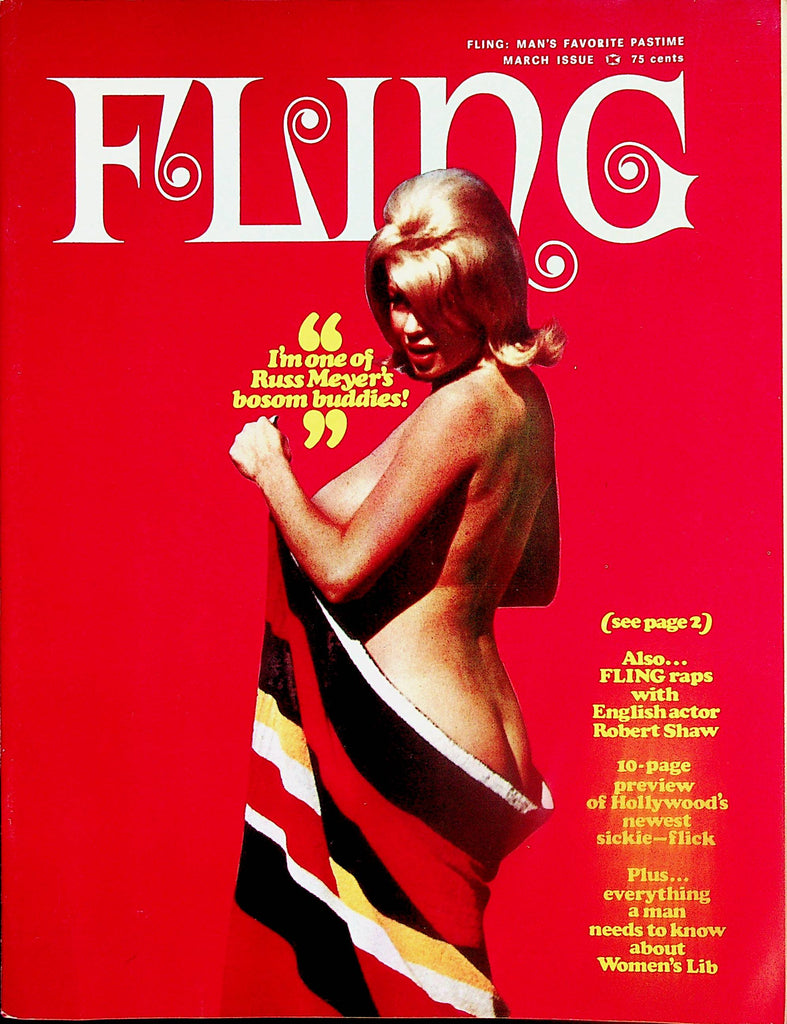 Fling Busty Magazine   Russ Meyer's Bosom Buddies Chesty Lorna , Candy Morrison  March 1971     060124lm-p2