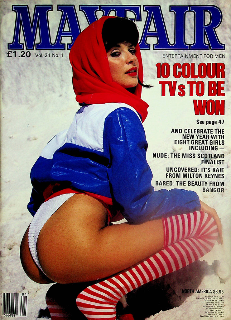 Mayfair Magazine  Nude: The Miss Scotland / Bared: The Beauty From Bangor  vol.21 #1  1980's    121224lm-p