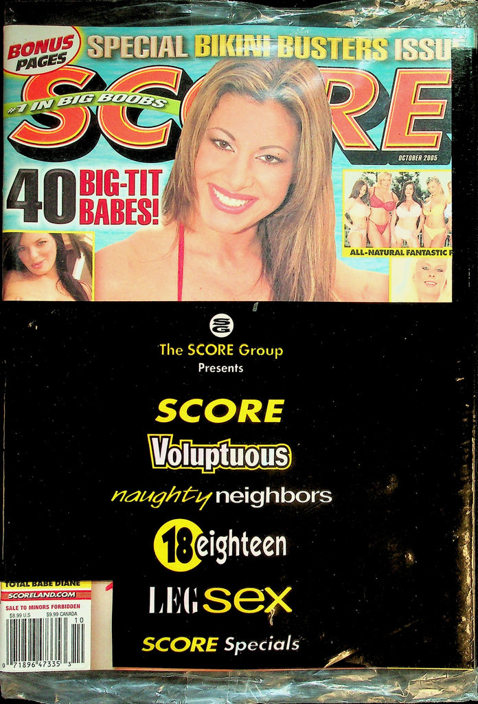 Score Busty Magazine  Special Bikini Busters Issue!  October 2005   New/Sealed   032126lmp