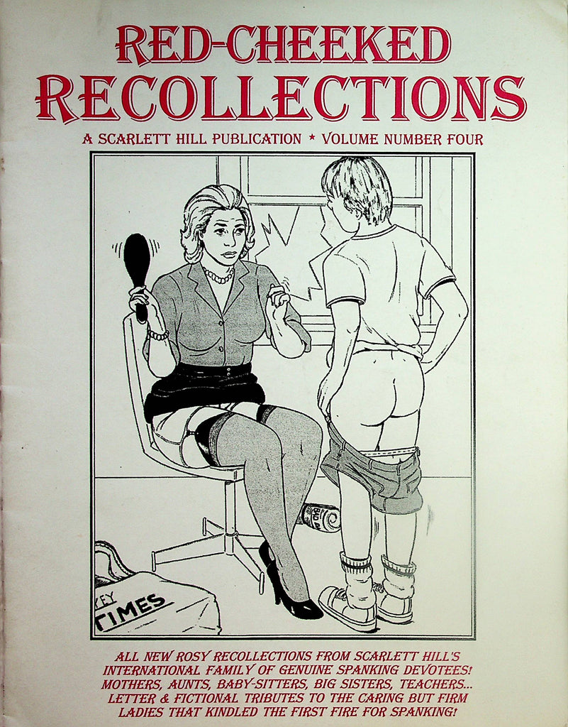 Red-Cheeked Recollections Fetish Novel Magazine   vol.4  1997   Scarlett Hill Publication      062124lm-p