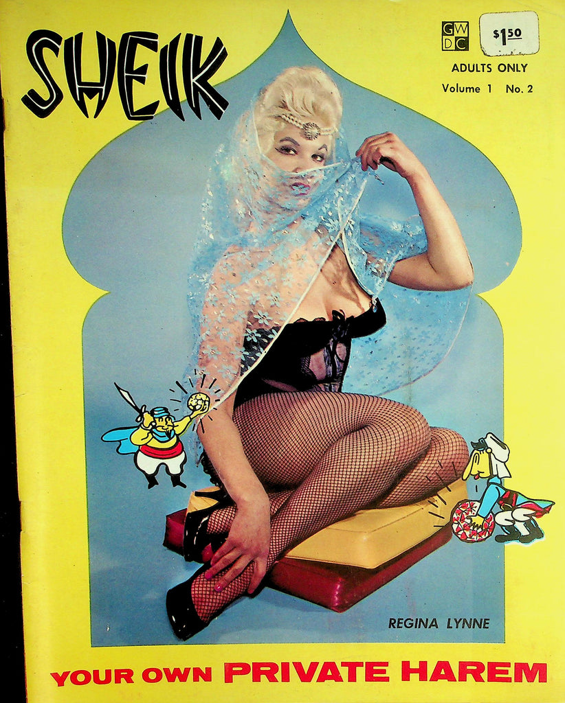 Sheik Magazine  Your Own Private Harem - Cover Girl Regina Lynne  vol.1 #2 1959      090426lmp-GSC
